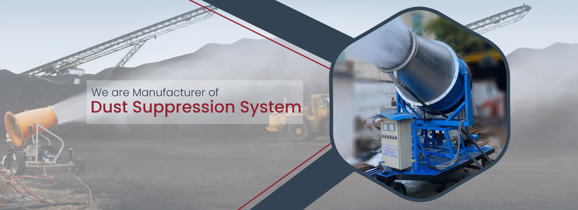 Dust Suppression System Manufacturer in Ahmedabad, India
