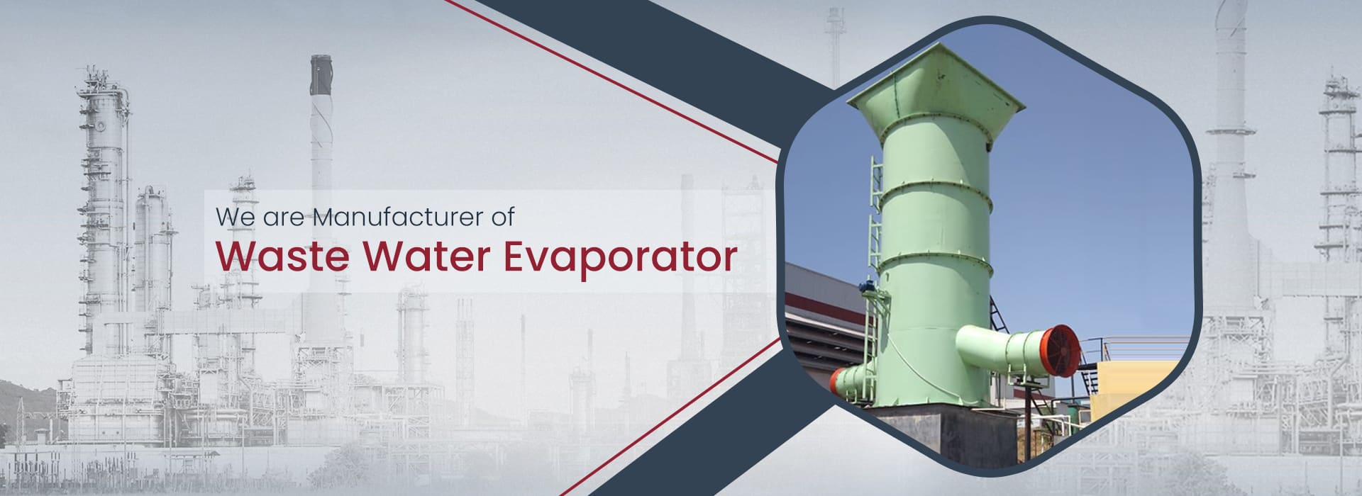 Waste water evaporator manufacturer in Gujarat, India